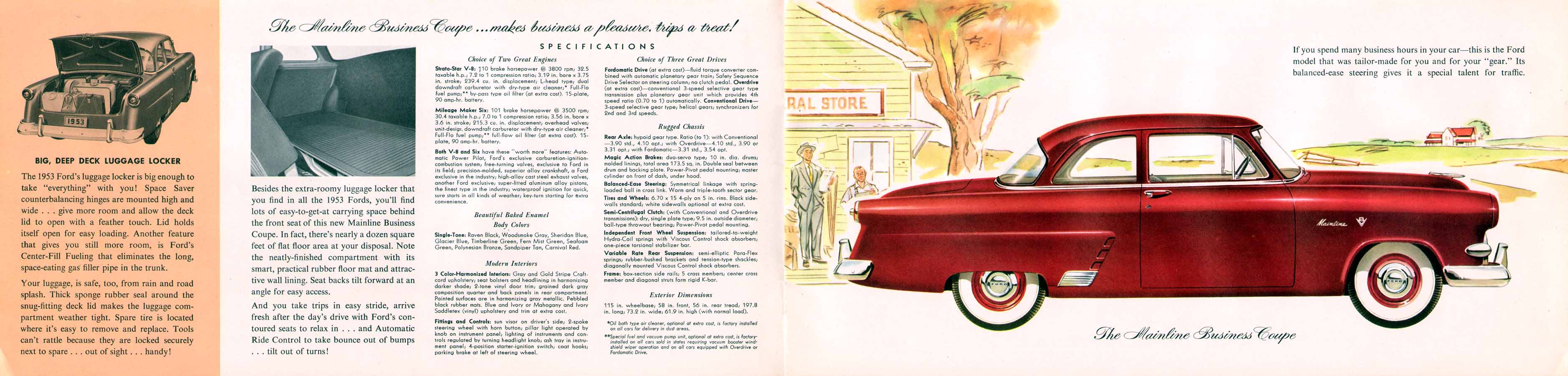 1953 Ford Brochure Page 13